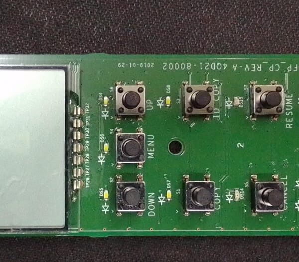 HP Laserjet 1200W Keypad Panel Formatter Board Black