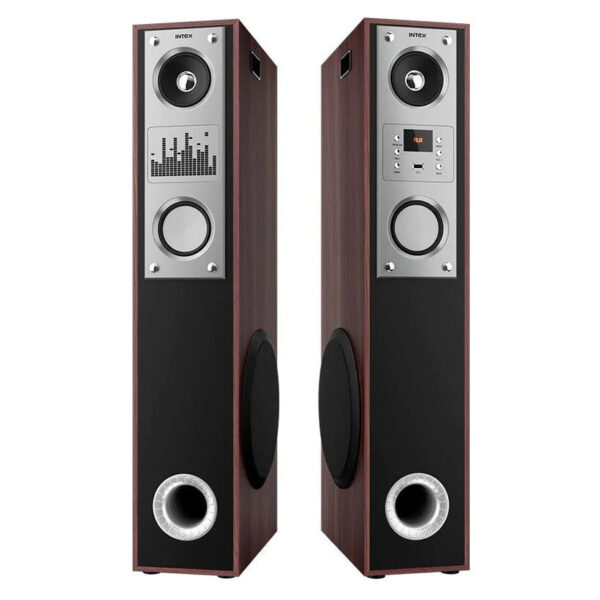 Intex TW 13500 FMUB 100W 2.0 Tower Speaker with Mic, Aux, FM, USB, BT v5.1 Karaoke compatible