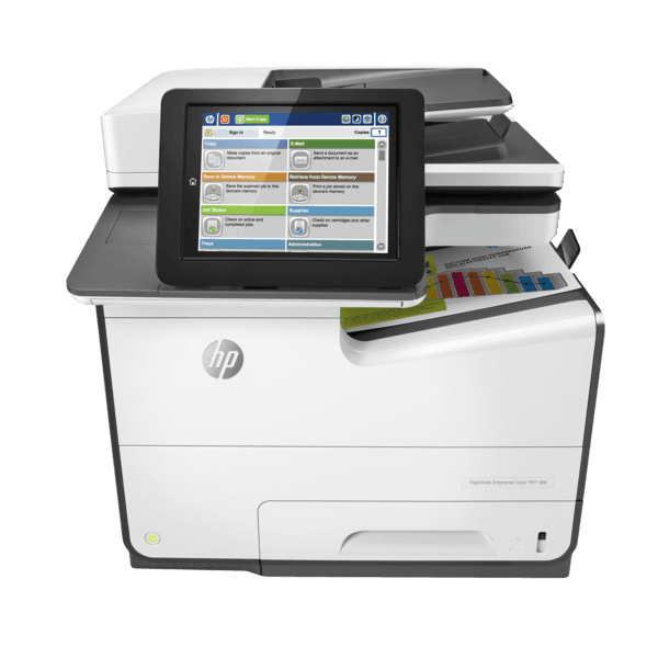 HP PageWide Ent Color MFP 586dn Printer
