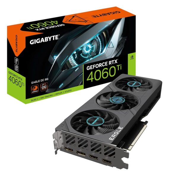 Gigabyte GeForce RTX 4060 Ti EAGLE OC 8GB 128-Bit GDDR6 Graphics Card