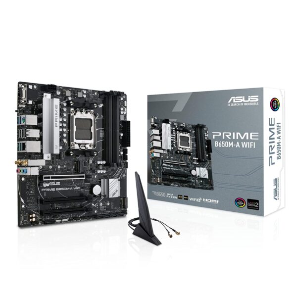 ASUS PRIME B650M-A WIFI AMD B650 AM5 Micro-ATX Motherboard