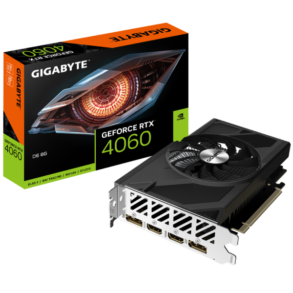 Gigabyte GeForce RTX 4060 D6 8GB 128-Bit GDDR6 Graphics Card
