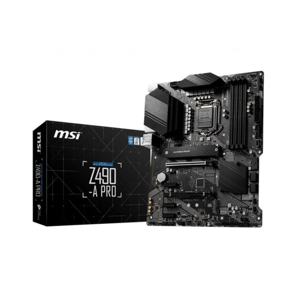 MSI Z490-A PRO ATX Motherboard with Dual M.2 Mystic Light and Thunderbolt M3 Port